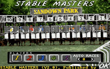 Stable Masters screen shot title